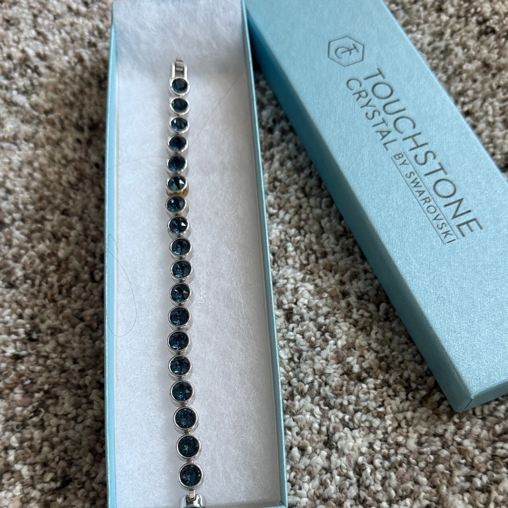 Touchstone Crystal Midnight Blue Bracelet